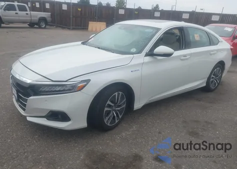 2021 Honda Accord Hybrid Ex-L из США, поврежденный, VIN 1HGCV3F53MA011255